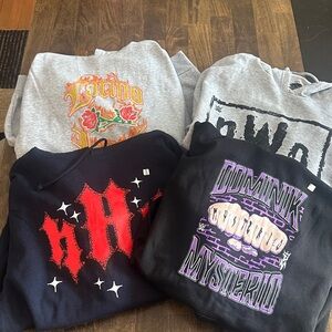 WWE Hooded Sweatshirts - Bundle of 4